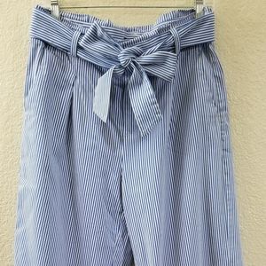 BANANA REPUBLIC's blue straight cropped pants